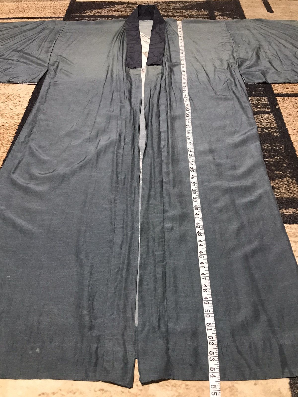 Japanese Brand × Vintage Vintage SILK Kimono Mount Fuji and Eagle Size US XXL / EU 58 / 5 - 9 Thumbnail