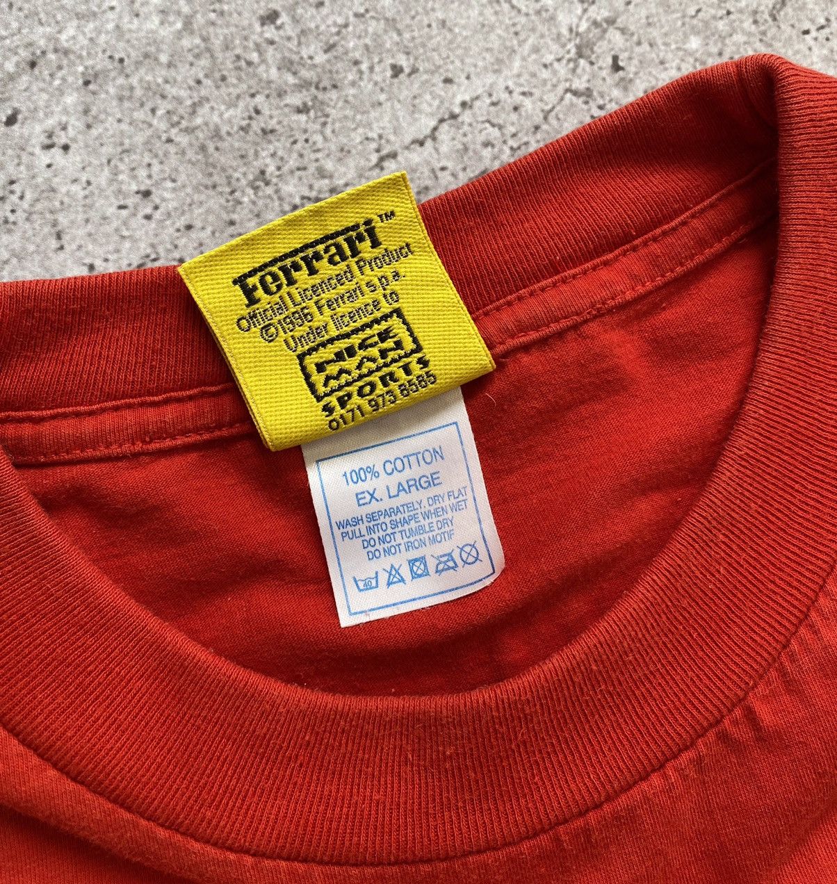Ferrari Ferrari Vintage 1996 T Shirt Size US XL / EU 56 / 4 - 10 Thumbnail