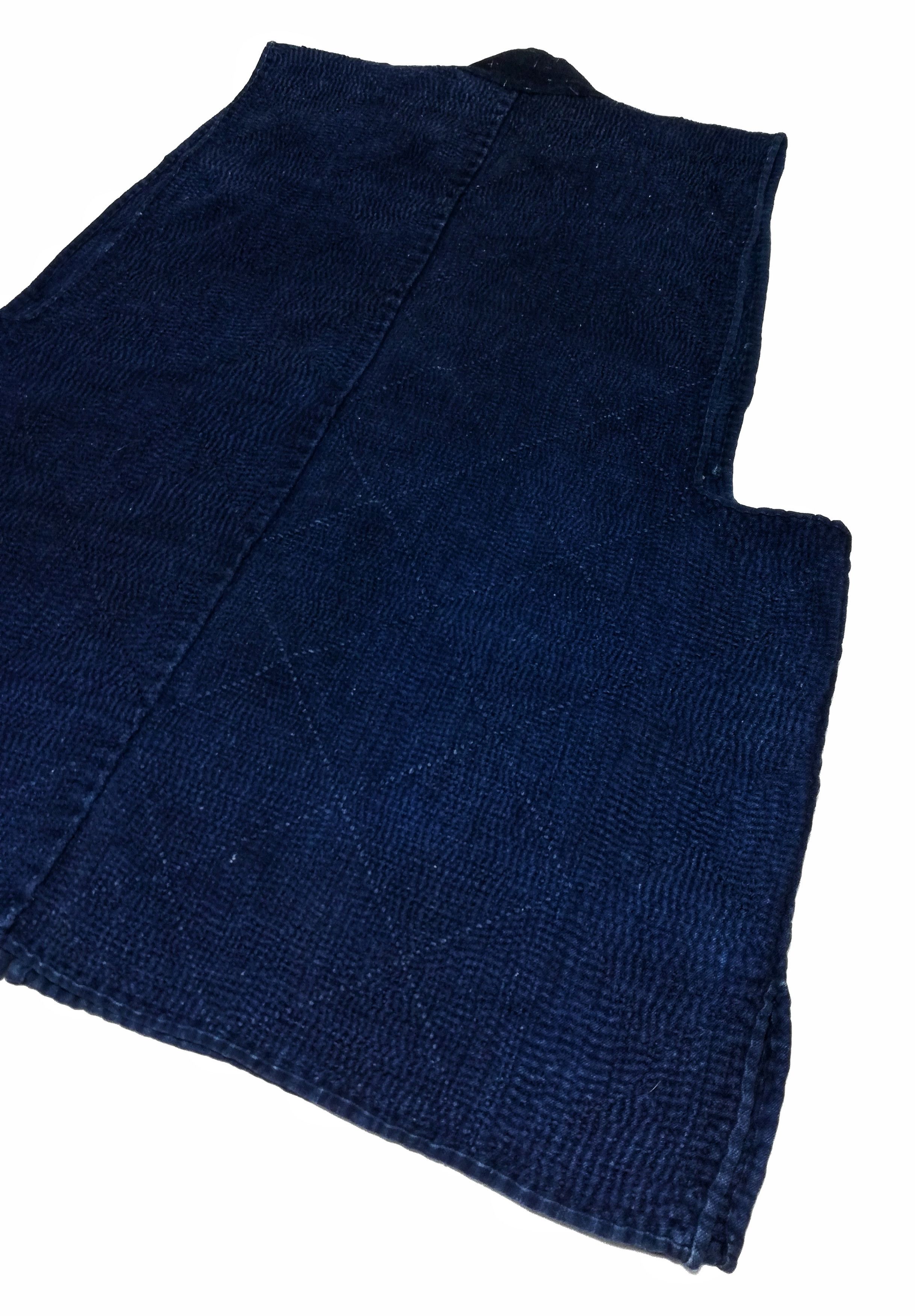 Indigo × Japanese Brand 🔥Noragi Sashiko Boro Kimono Kasuri Aizome Antique Snow🔥 Size US M / EU 48-50 / 2 - 12 Thumbnail