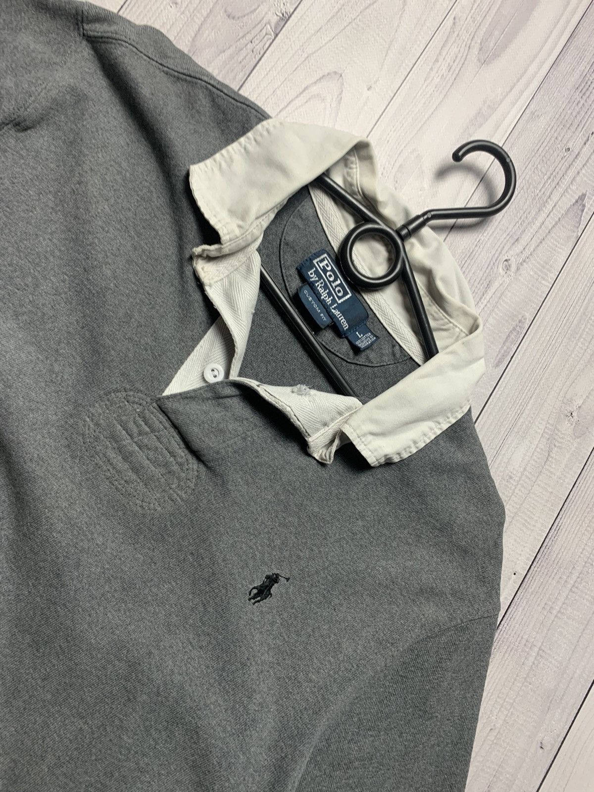 Polo Ralph Lauren × Vintage Vintage rugby shirt Polo Ralph Lauren long sleeve size M/L Size US M / EU 48-50 / 2 - 3 Thumbnail