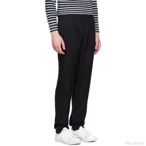 image of Raf Simons Ss16 Classic Fit Trousers in Navy, Men's (Size 32)