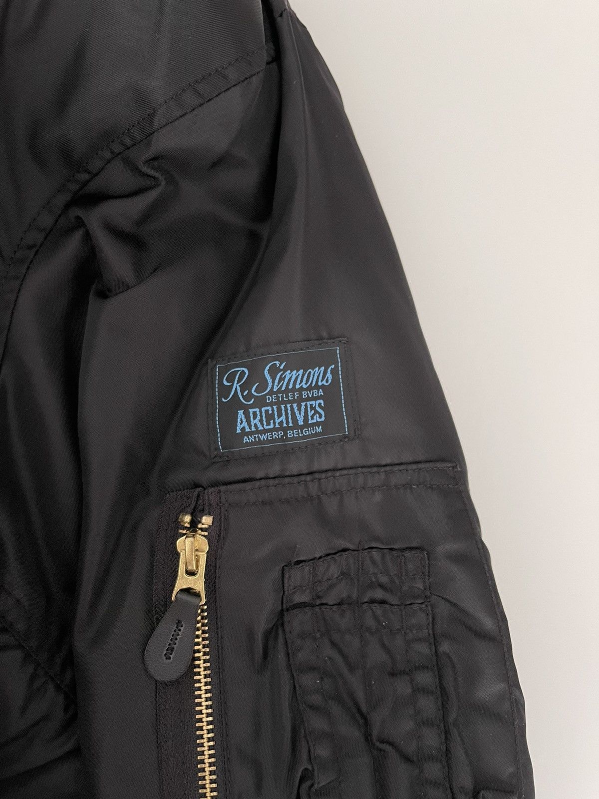 Raf Simons Nylon Patched Bomber Size US XL / EU 56 / 4 - 7 Thumbnail