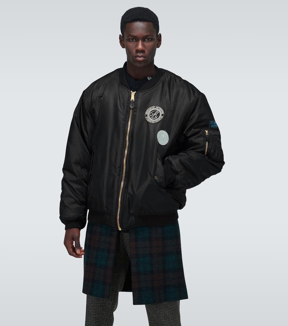 Raf Simons Nylon Patched Bomber Size US XL / EU 56 / 4 - 4 Thumbnail
