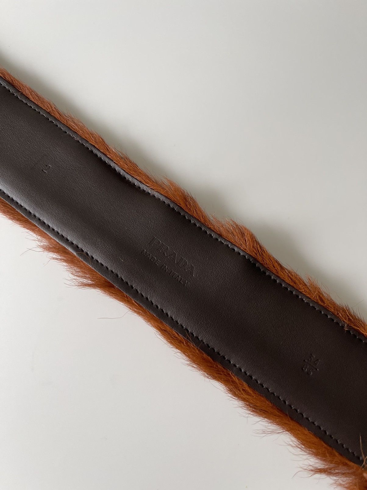 Prada Prada Fur Belt AW17 Size 32 - 5 Thumbnail
