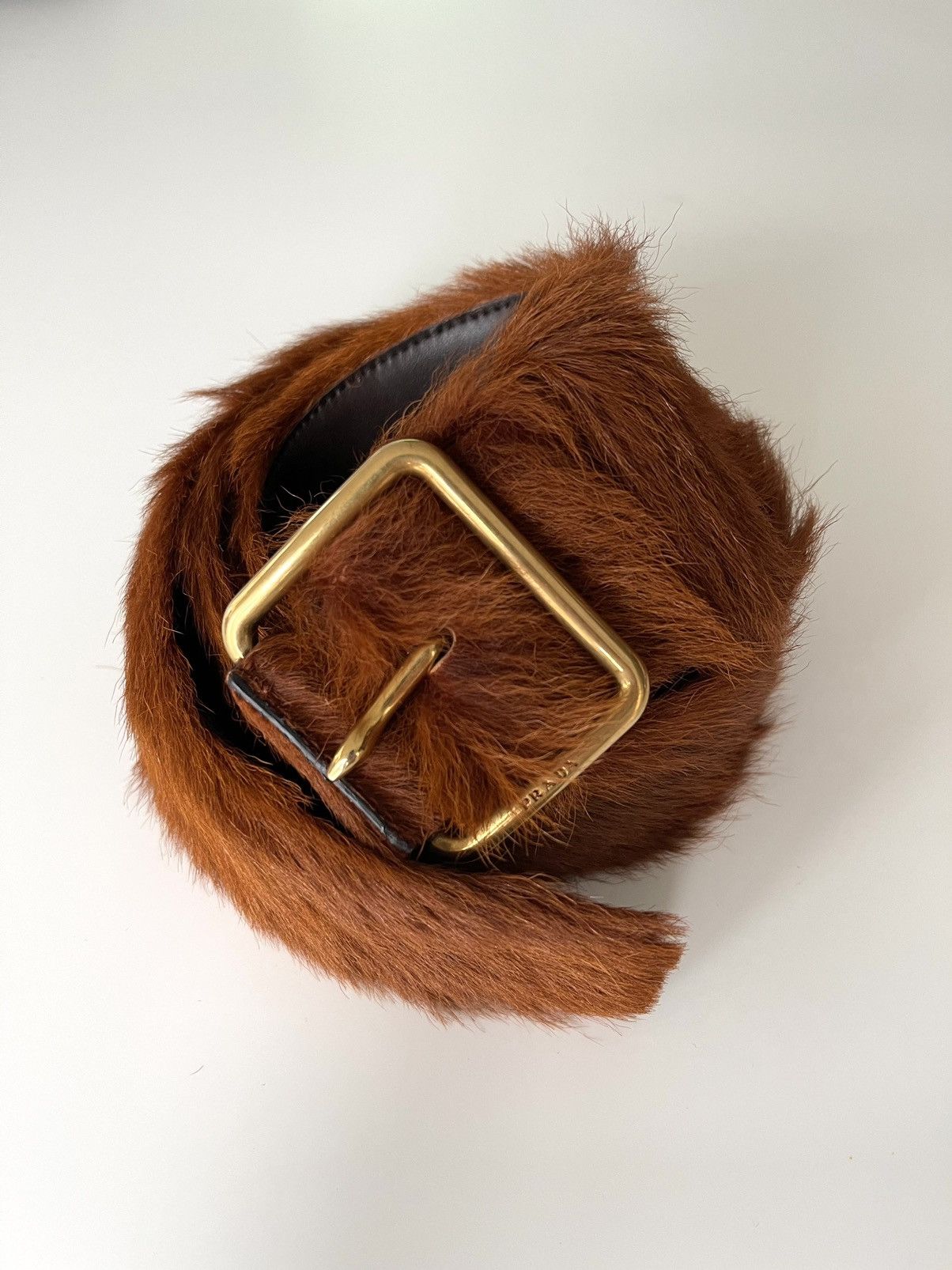 小物 Prada 17AW FUR BELT Prada Fur Belt AW17