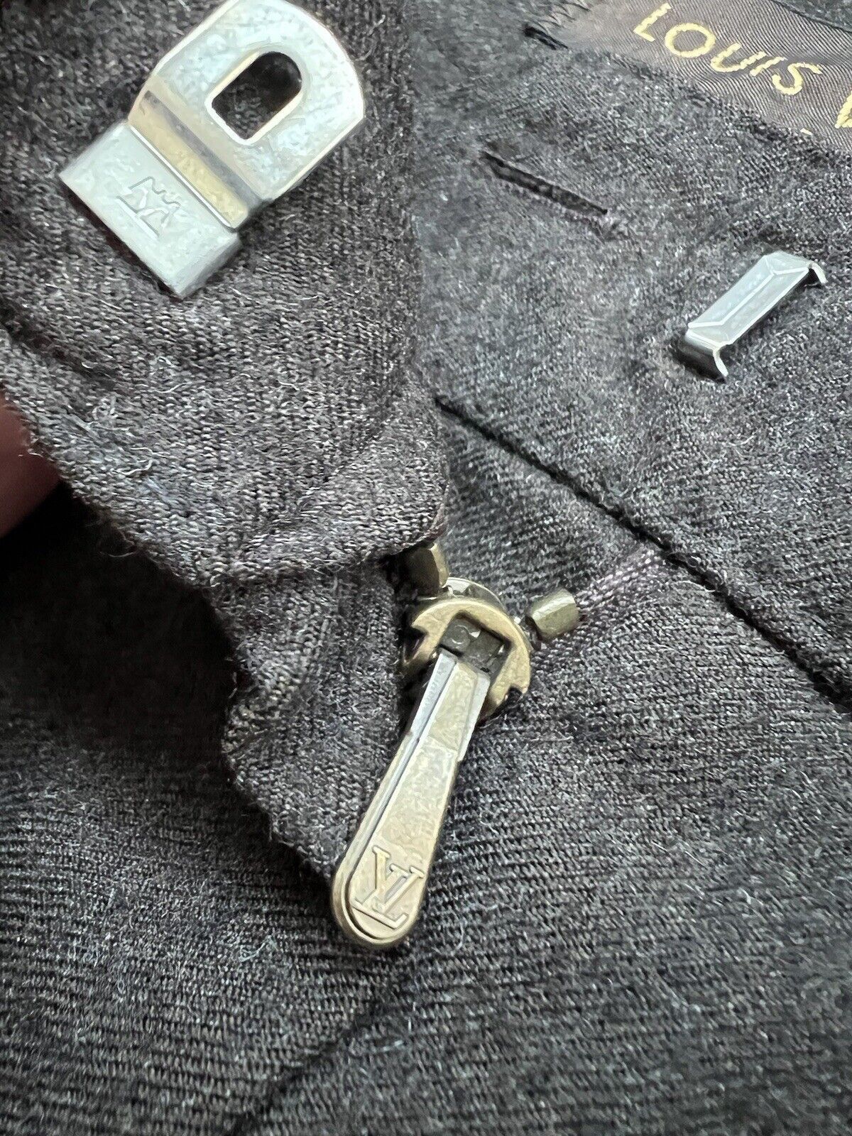 Louis Vuitton Louis Vuitton Pants Trousers Womens Wool Brown Size 36/XS Size 27" / US 4 / IT 40 - 14 Thumbnail