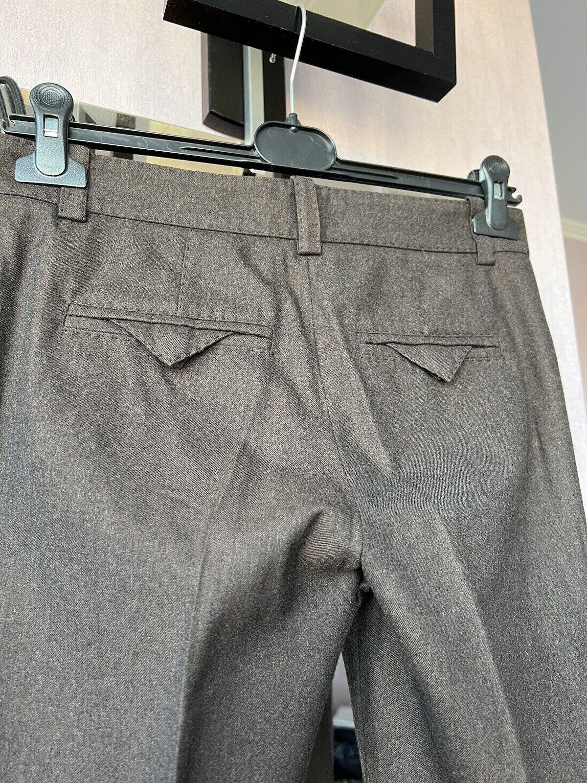 Louis Vuitton Louis Vuitton Pants Trousers Womens Wool Brown Size 36/XS Size 27" / US 4 / IT 40 - 4 Thumbnail