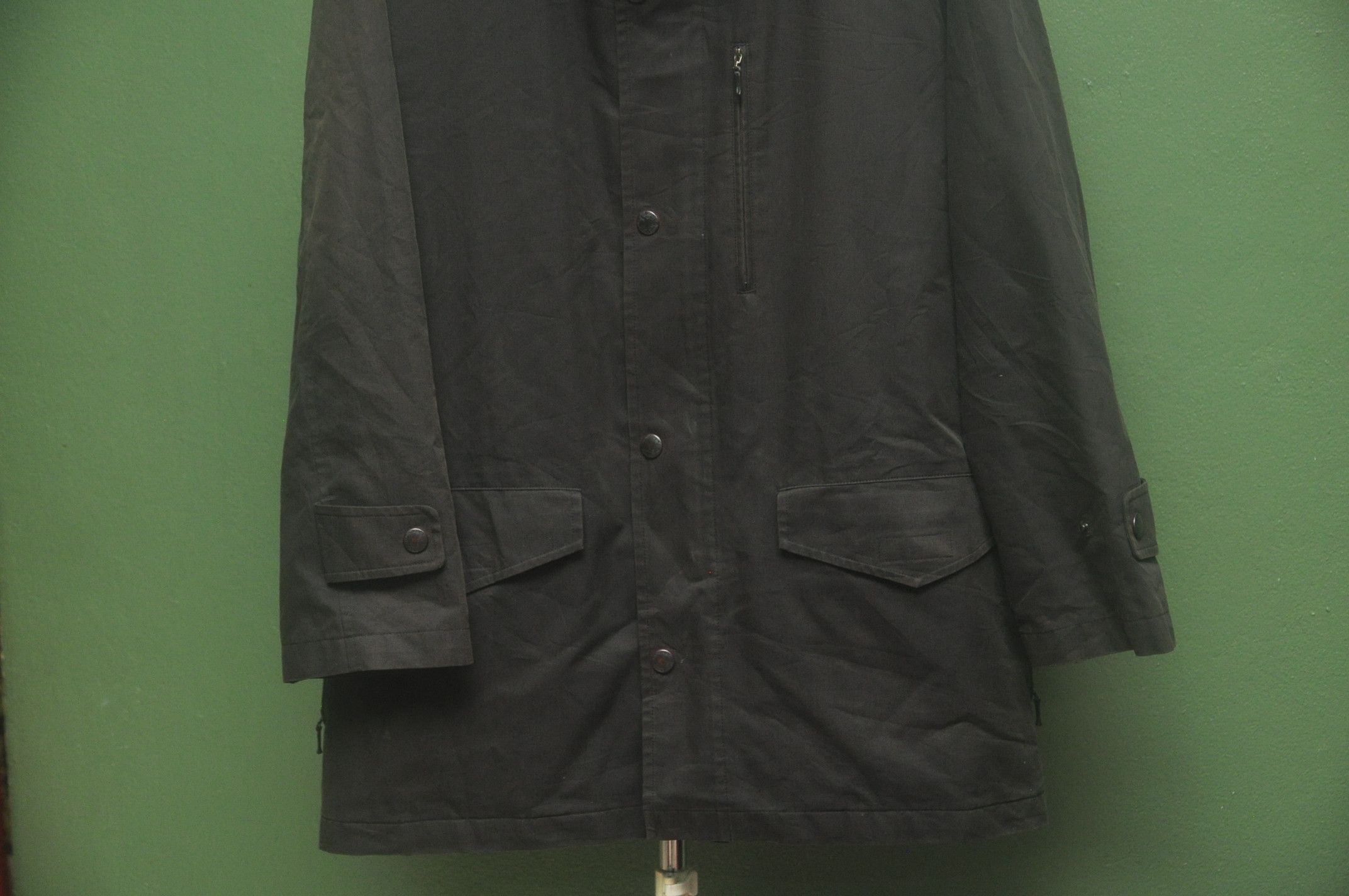 Burberry × Japanese Brand Vintage Burberrys Travis Scott Fashion Style Long Jacket Size US L / EU 52-54 / 3 - 4 Thumbnail