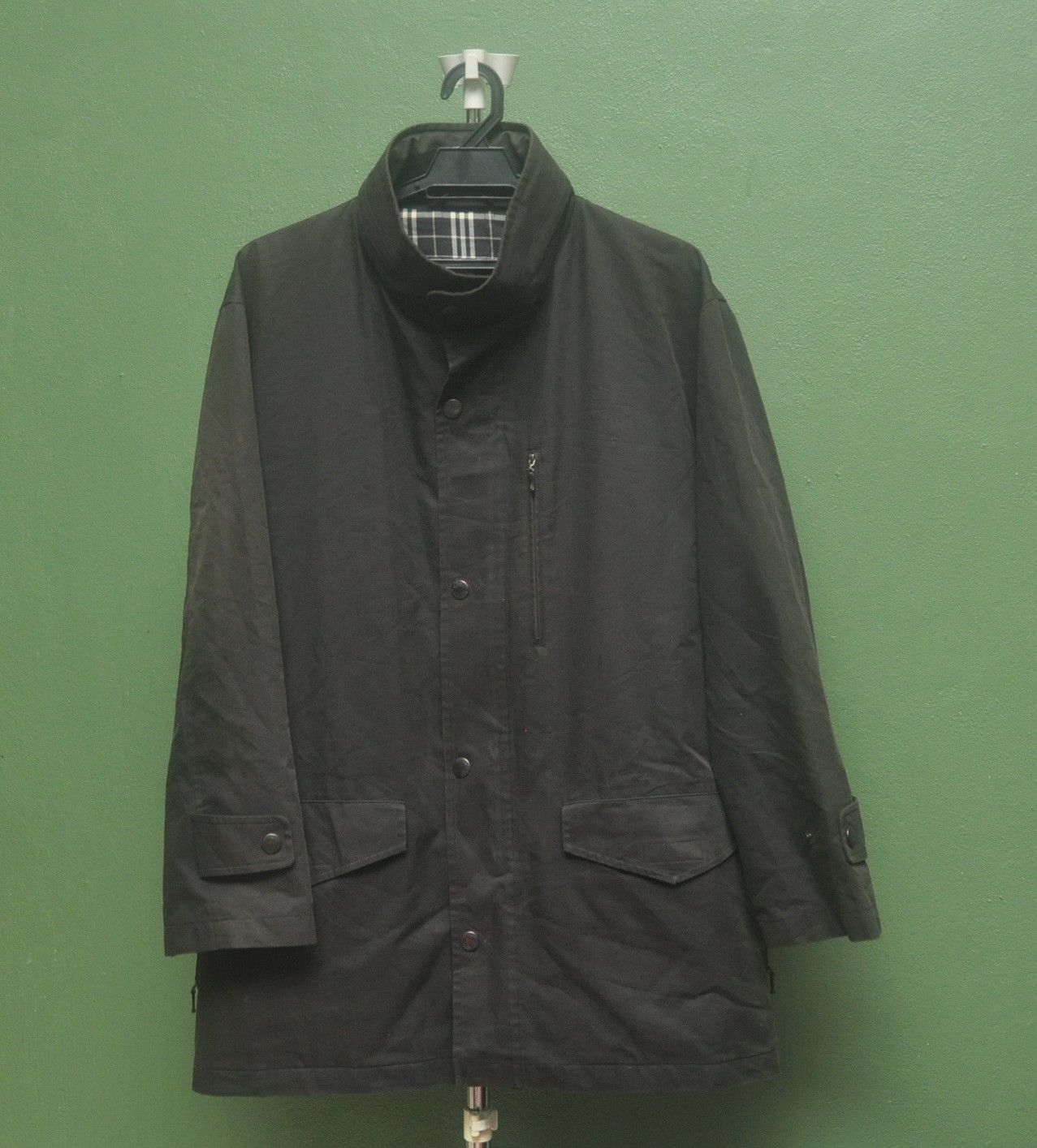Burberry × Japanese Brand Vintage Burberrys Travis Scott Fashion Style Long Jacket Size US L / EU 52-54 / 3 - 1 Thumbnail