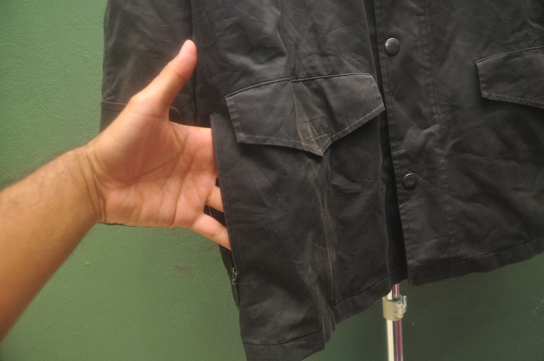 Burberry × Japanese Brand Vintage Burberrys Travis Scott Fashion Style Long Jacket Size US L / EU 52-54 / 3 - 9 Thumbnail