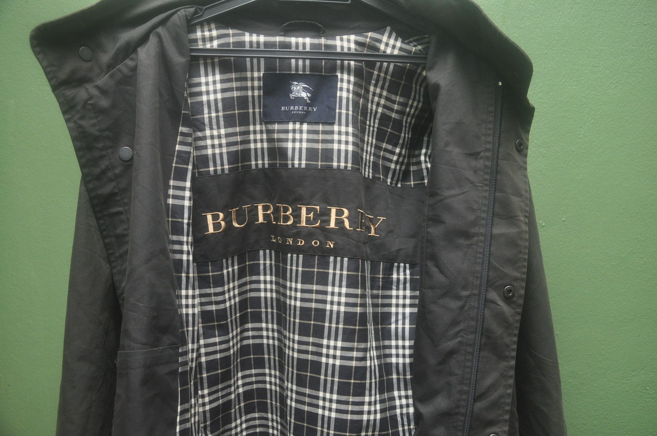 Burberry × Japanese Brand Vintage Burberrys Travis Scott Fashion Style Long Jacket Size US L / EU 52-54 / 3 - 5 Thumbnail