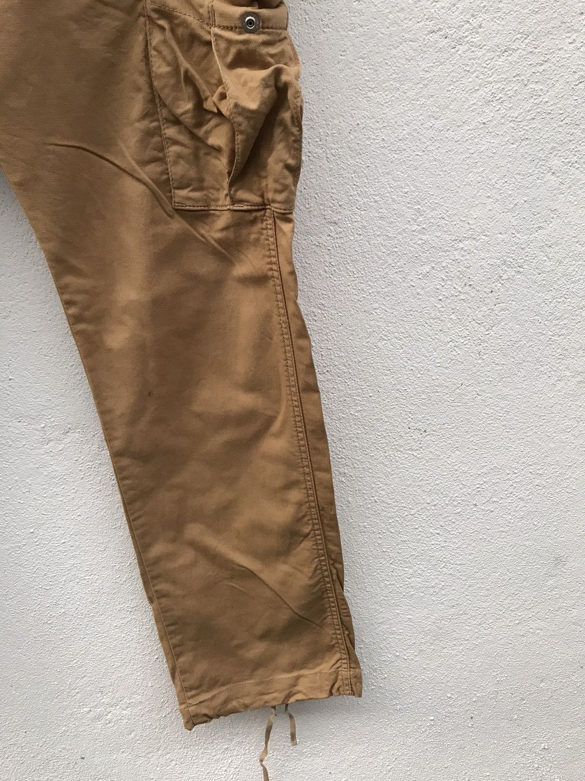 Lee × Vintage LEE Drawstring Cargo Pants Size US 33 - 3 Thumbnail