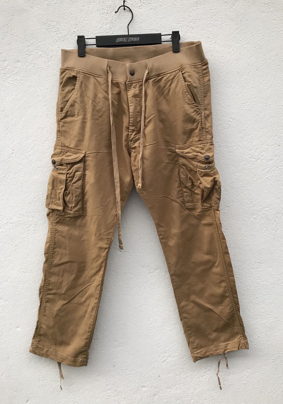Lee × Vintage LEE Drawstring Cargo Pants Size US 33 - 1 Thumbnail