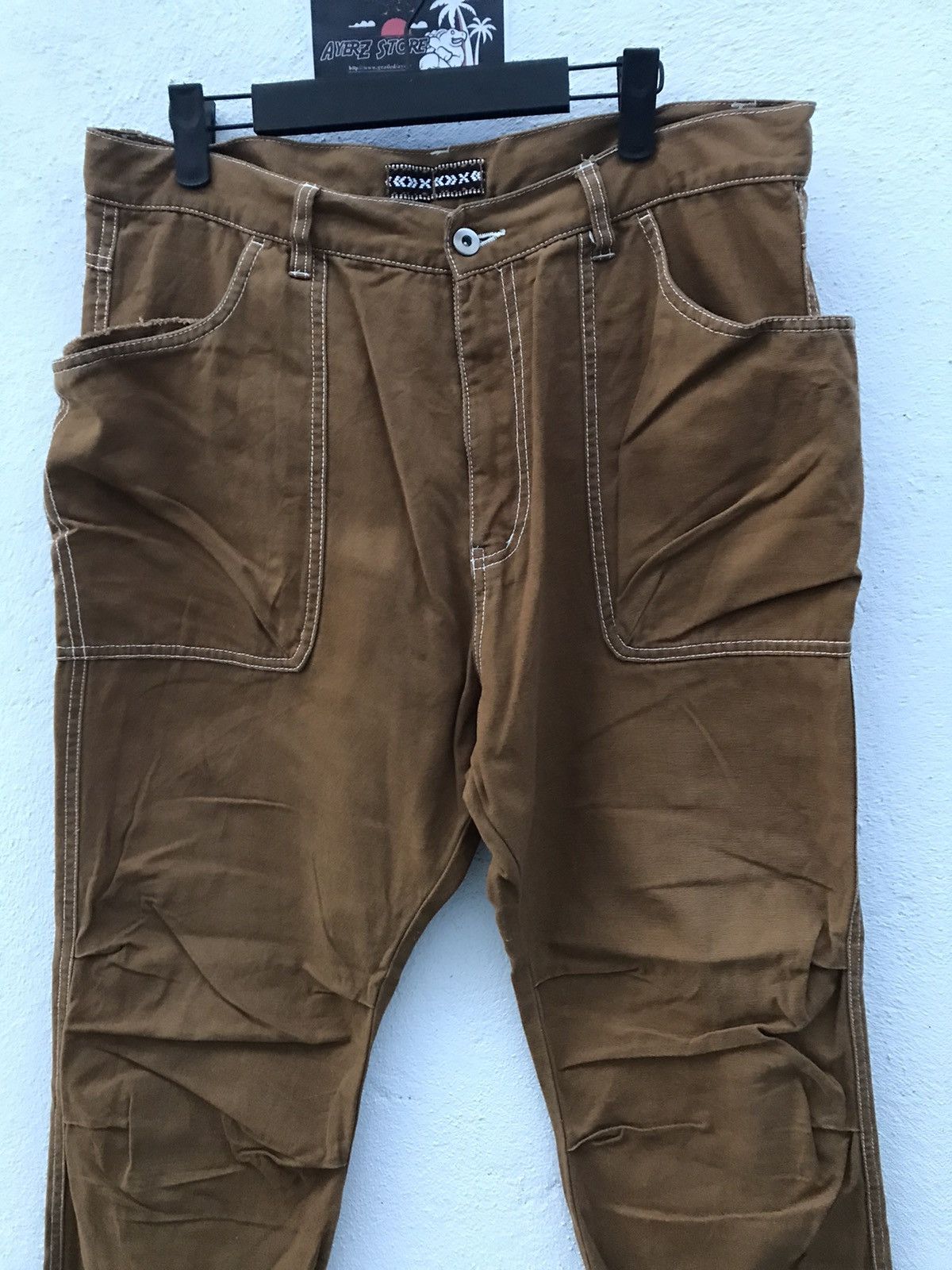 Japanese Brand Japanese Brand Side Pocket Baker Pants Size US 34 / EU 50 - 5 Thumbnail