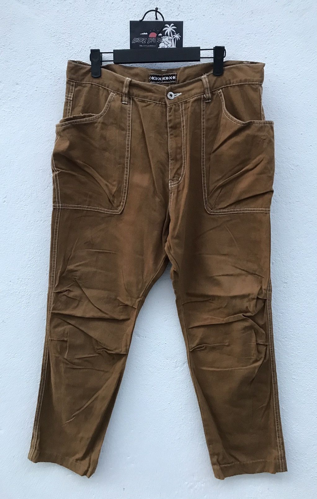 Japanese Brand Japanese Brand Side Pocket Baker Pants Size US 34 / EU 50 - 1 Thumbnail