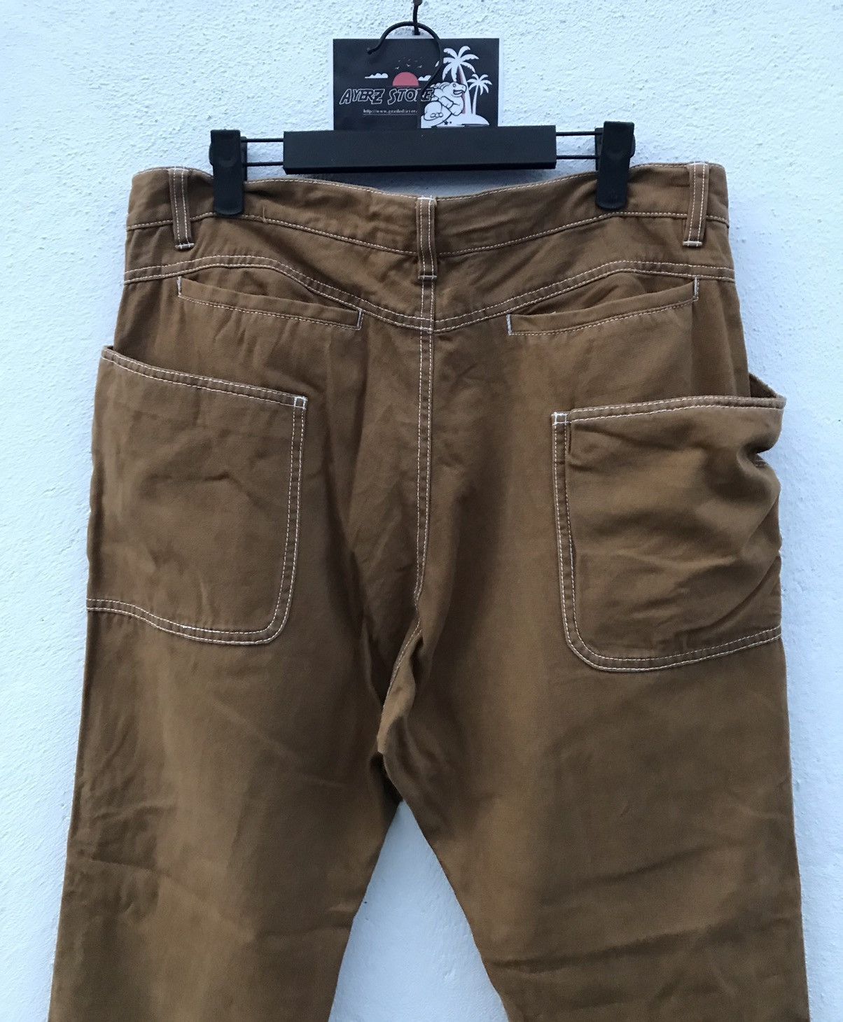 Japanese Brand Japanese Brand Side Pocket Baker Pants Size US 34 / EU 50 - 7 Thumbnail