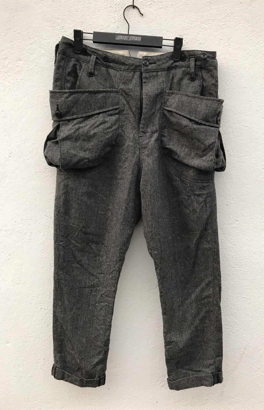 Japanese Brand Japan Brand Browny Big Side Pocket Pants Size US 34 / EU 50 - 1 Thumbnail