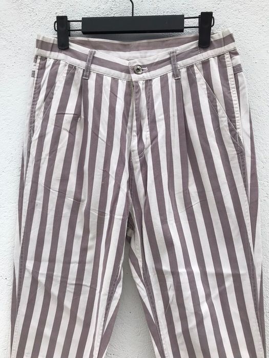 Arrow Arrow Stripe Ballon Drop Crotch Trouser Pants | Grailed