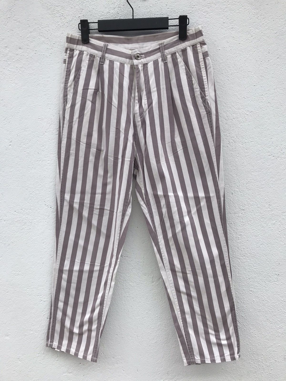 Arrow × Japanese Brand Arrow Stripe Ballon Drop Crotch Trouser Pants Size US 28 / EU 44 - 1 Thumbnail