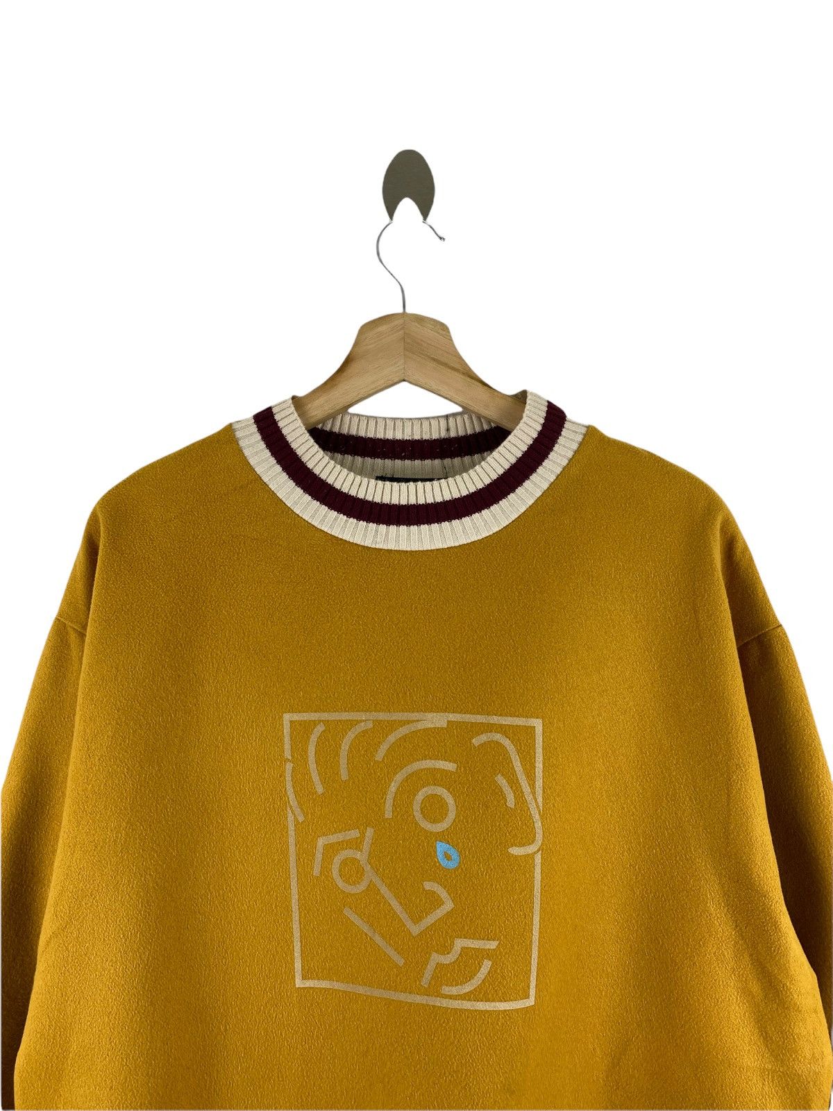 Blacksmith × Vintage BLACK SMITH APPAREL SAD MAN SWEATER Size US L / EU 52-54 / 3 - 2 Thumbnail