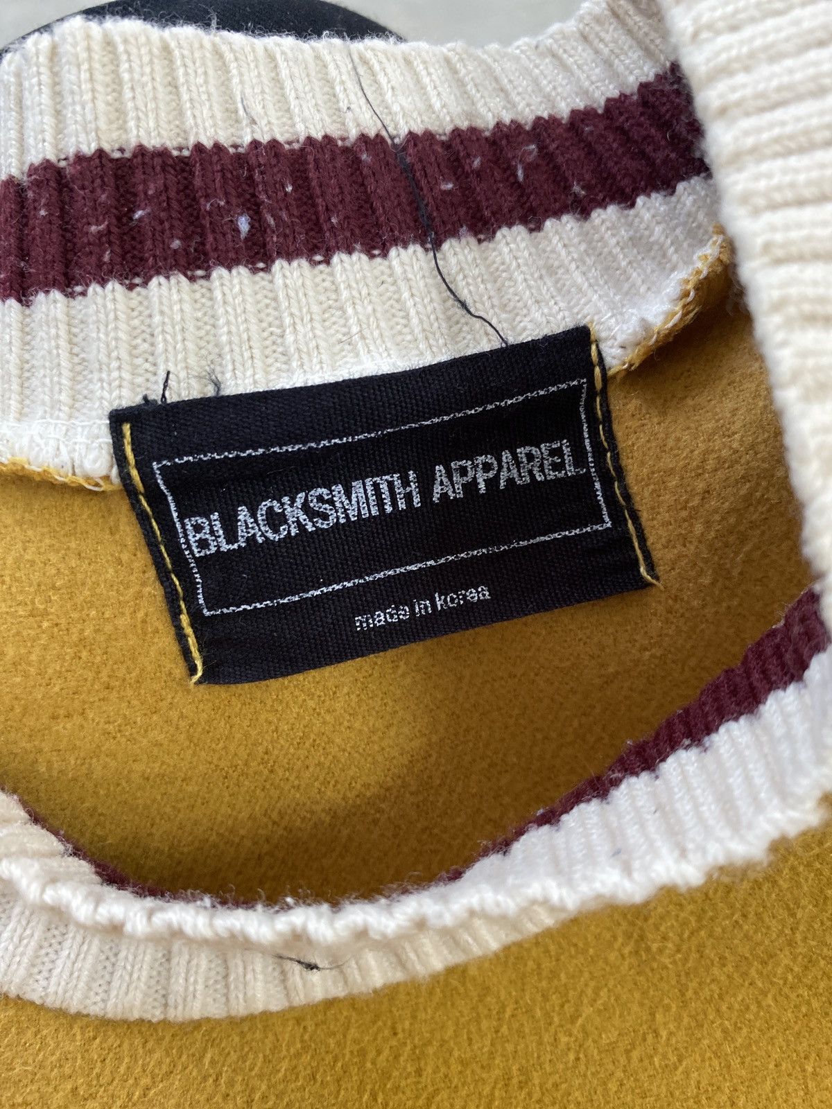 Blacksmith × Vintage BLACK SMITH APPAREL SAD MAN SWEATER Size US L / EU 52-54 / 3 - 4 Thumbnail