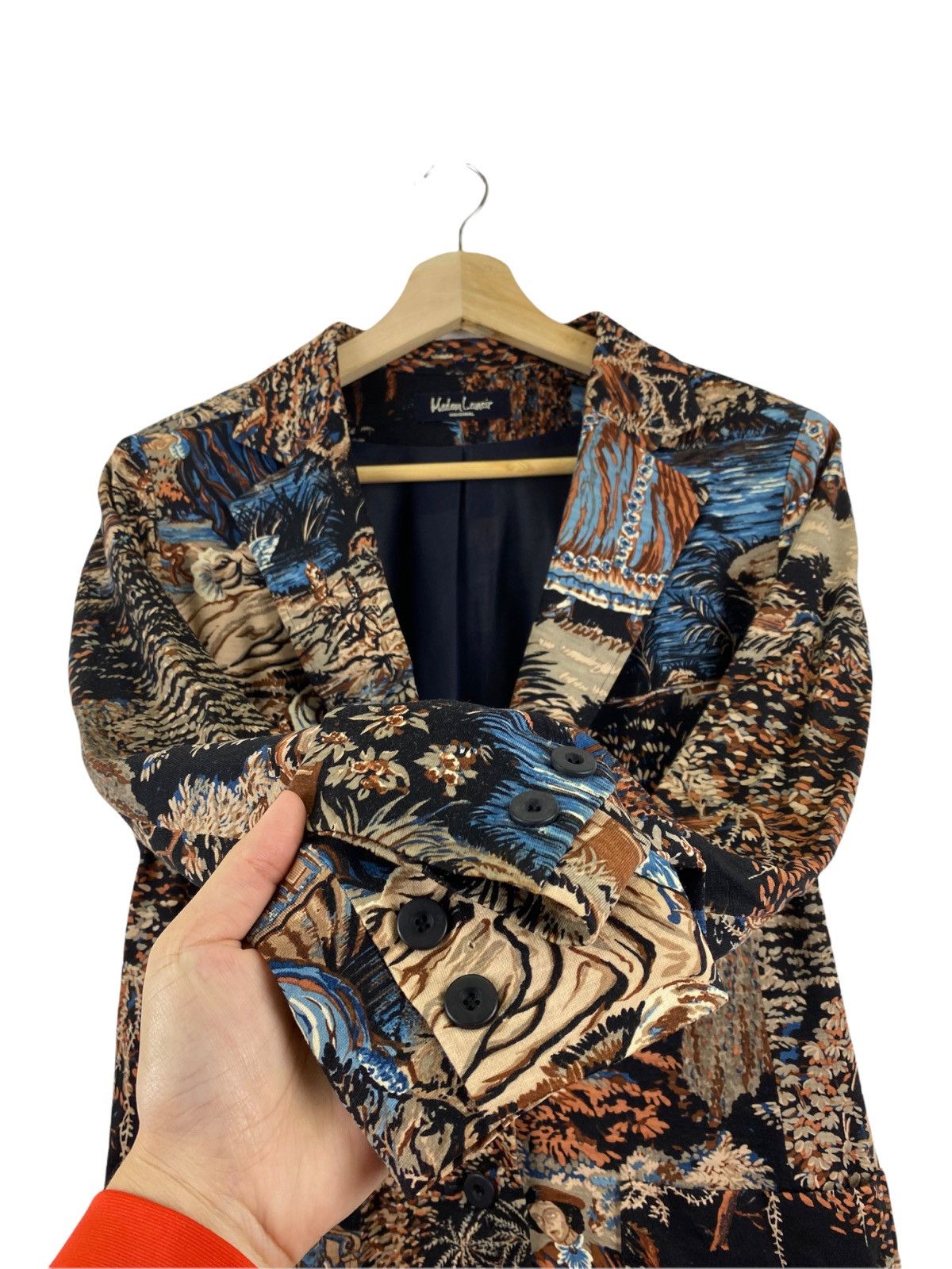 Japanese Brand × Vintage Vintage Madam Lamair printed jacket nice design Size US S / EU 44-46 / 1 - 6 Thumbnail