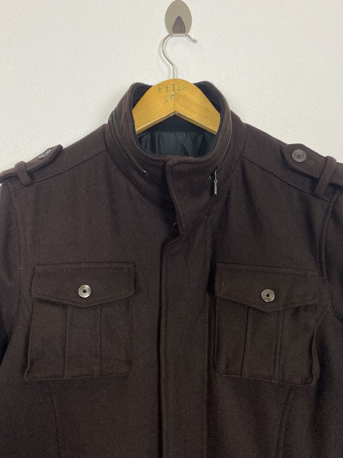Japanese Brand KLEIN PLUS HOMME MULTIPOCKET JACKET WOOL FABRIC Size US M / EU 48-50 / 2 - 7 Thumbnail
