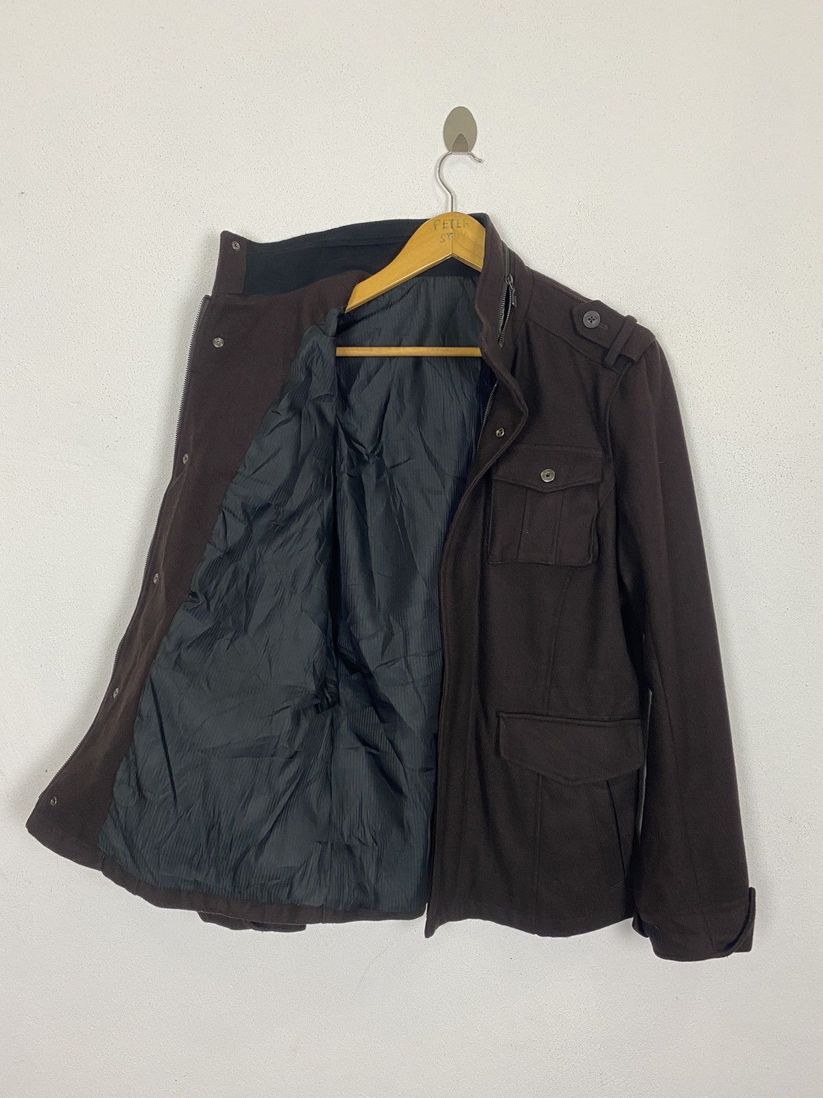 Japanese Brand KLEIN PLUS HOMME MULTIPOCKET JACKET WOOL FABRIC Size US M / EU 48-50 / 2 - 5 Thumbnail