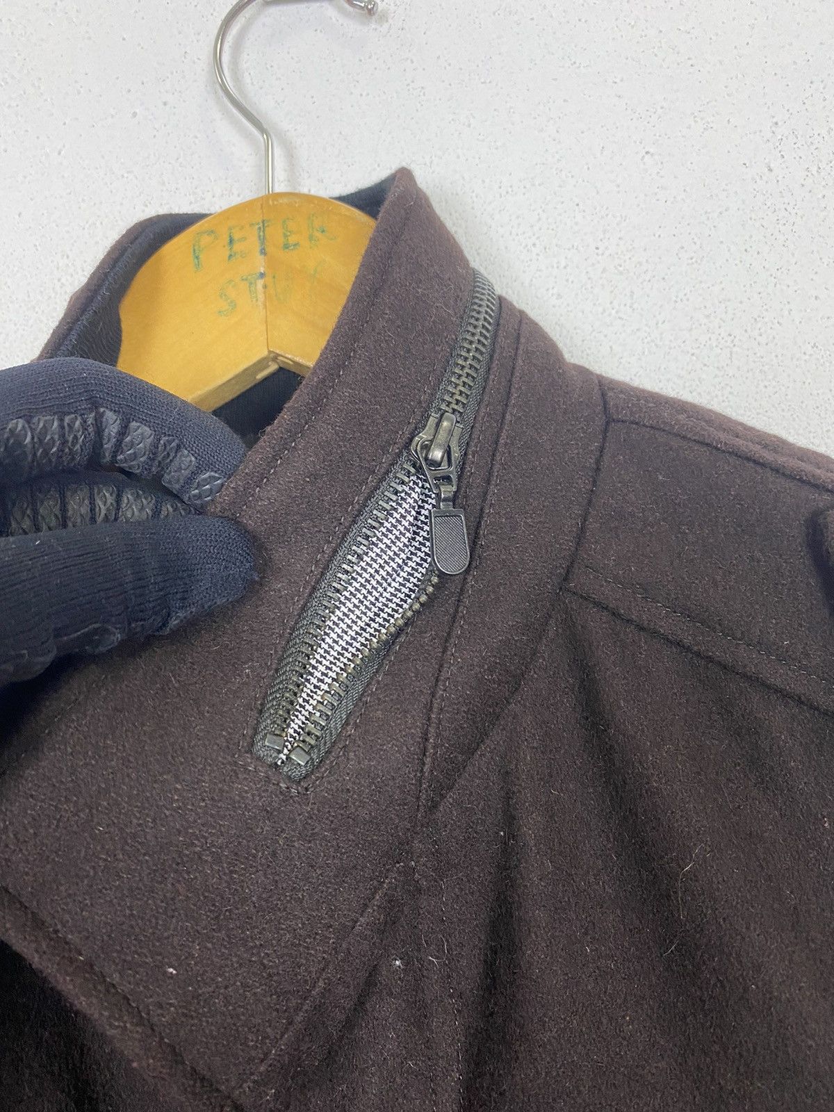 Japanese Brand KLEIN PLUS HOMME MULTIPOCKET JACKET WOOL FABRIC Size US M / EU 48-50 / 2 - 13 Thumbnail