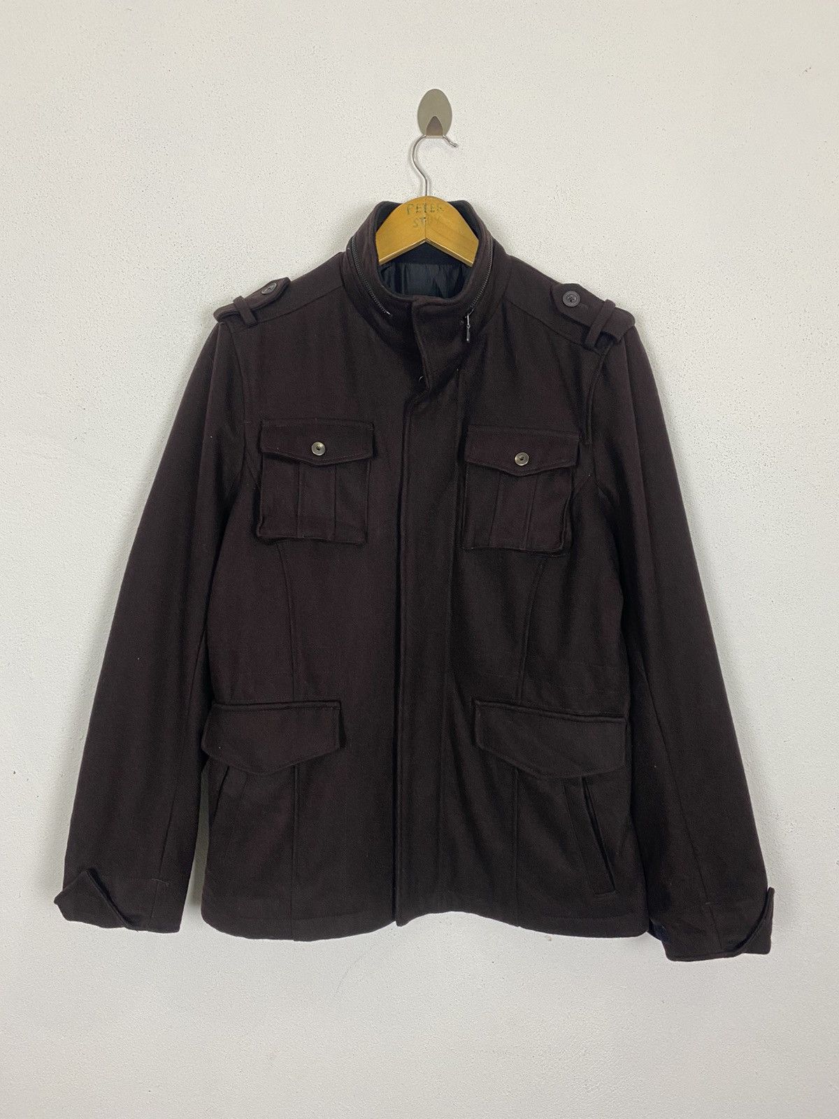 Japanese Brand KLEIN PLUS HOMME MULTIPOCKET JACKET WOOL FABRIC Size US M / EU 48-50 / 2 - 2 Thumbnail