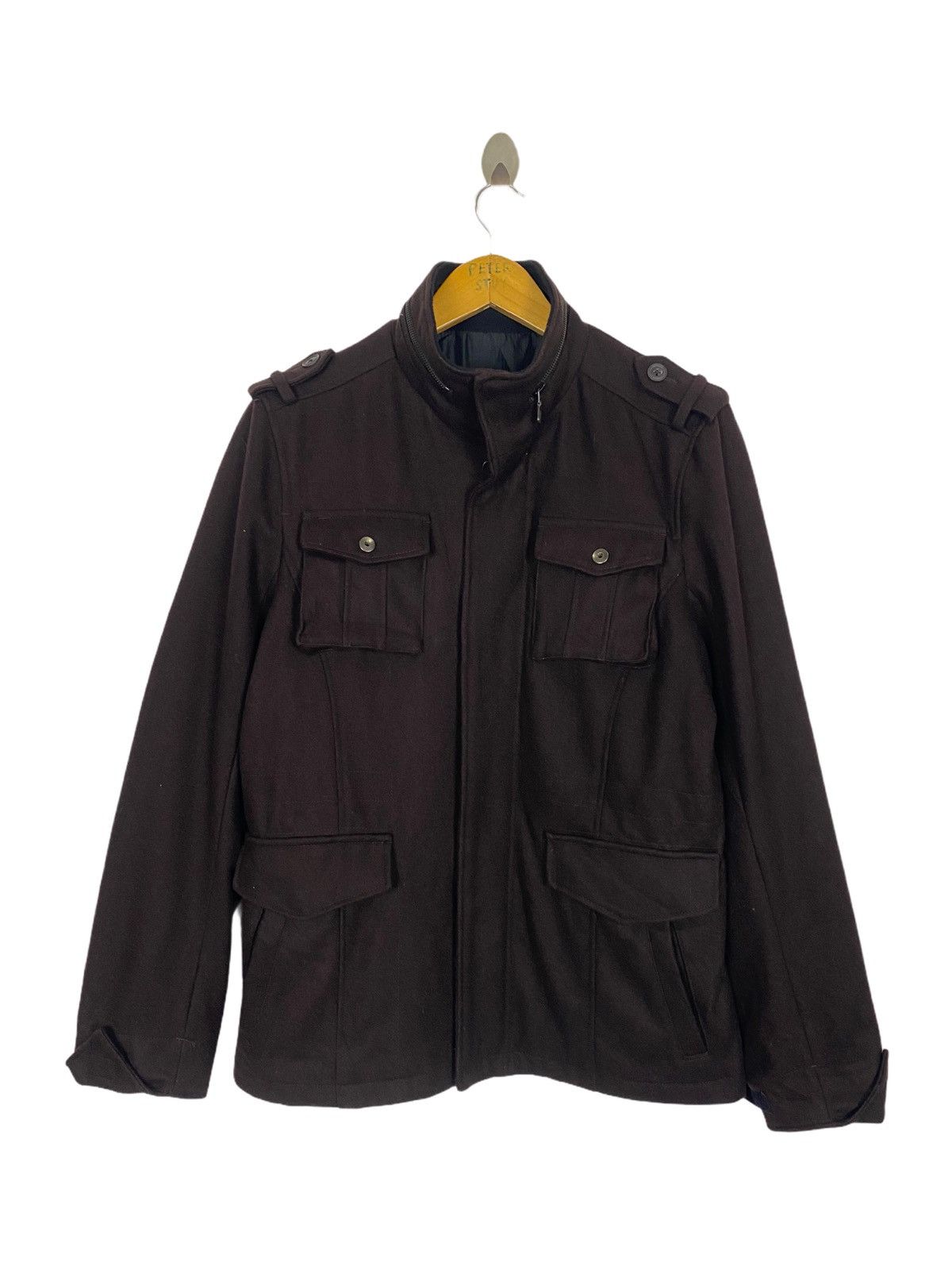 Japanese Brand KLEIN PLUS HOMME MULTIPOCKET JACKET WOOL FABRIC Size US M / EU 48-50 / 2 - 1 Thumbnail