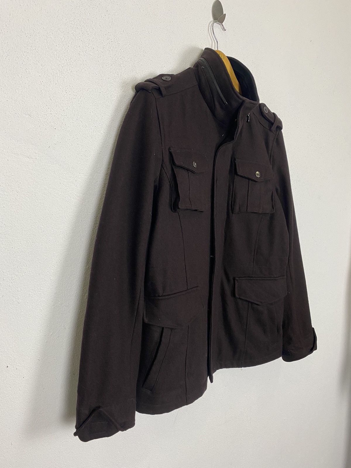 Japanese Brand KLEIN PLUS HOMME MULTIPOCKET JACKET WOOL FABRIC Size US M / EU 48-50 / 2 - 4 Thumbnail