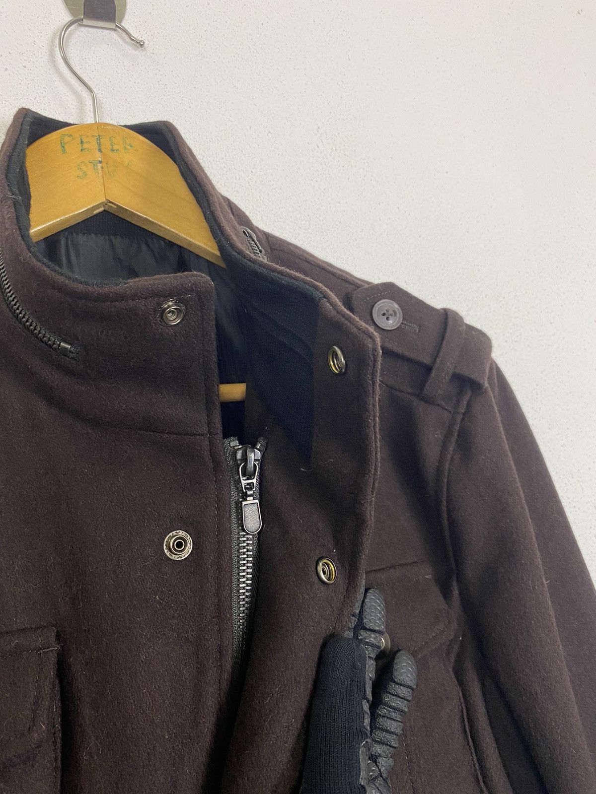Japanese Brand KLEIN PLUS HOMME MULTIPOCKET JACKET WOOL FABRIC Size US M / EU 48-50 / 2 - 9 Thumbnail