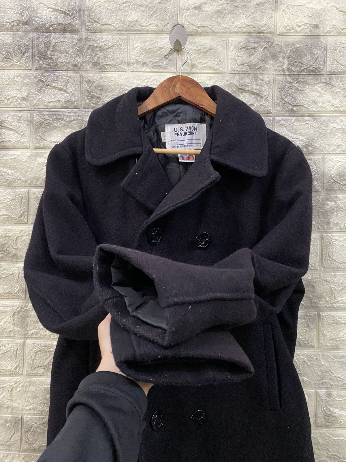 Schott × Vintage Vintage Schott US 740N Pea Coat Size US M / EU 48-50 / 2 - 10 Thumbnail