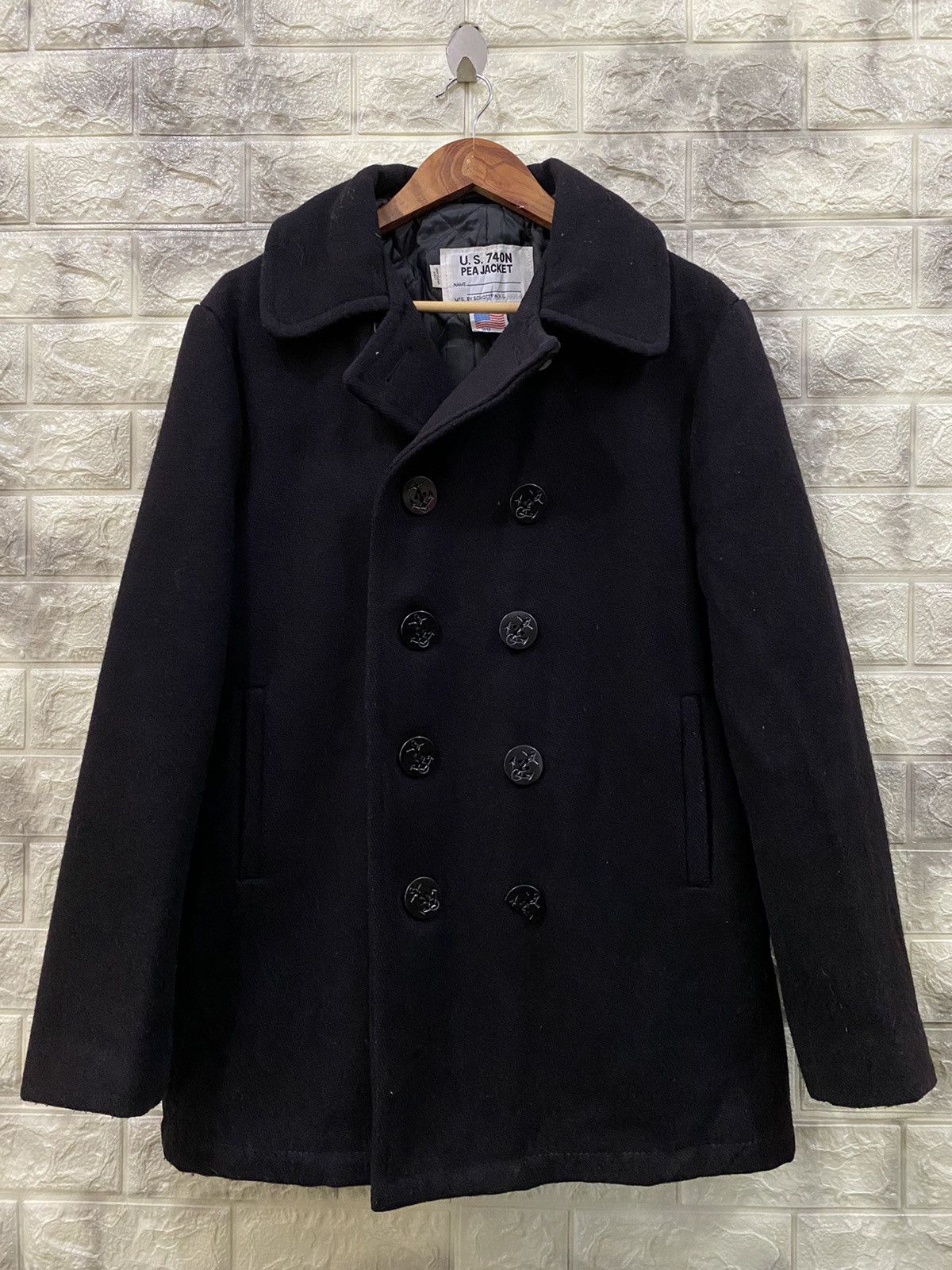 Schott × Vintage Vintage Schott US 740N Pea Coat Size US M / EU 48-50 / 2 - 2 Thumbnail