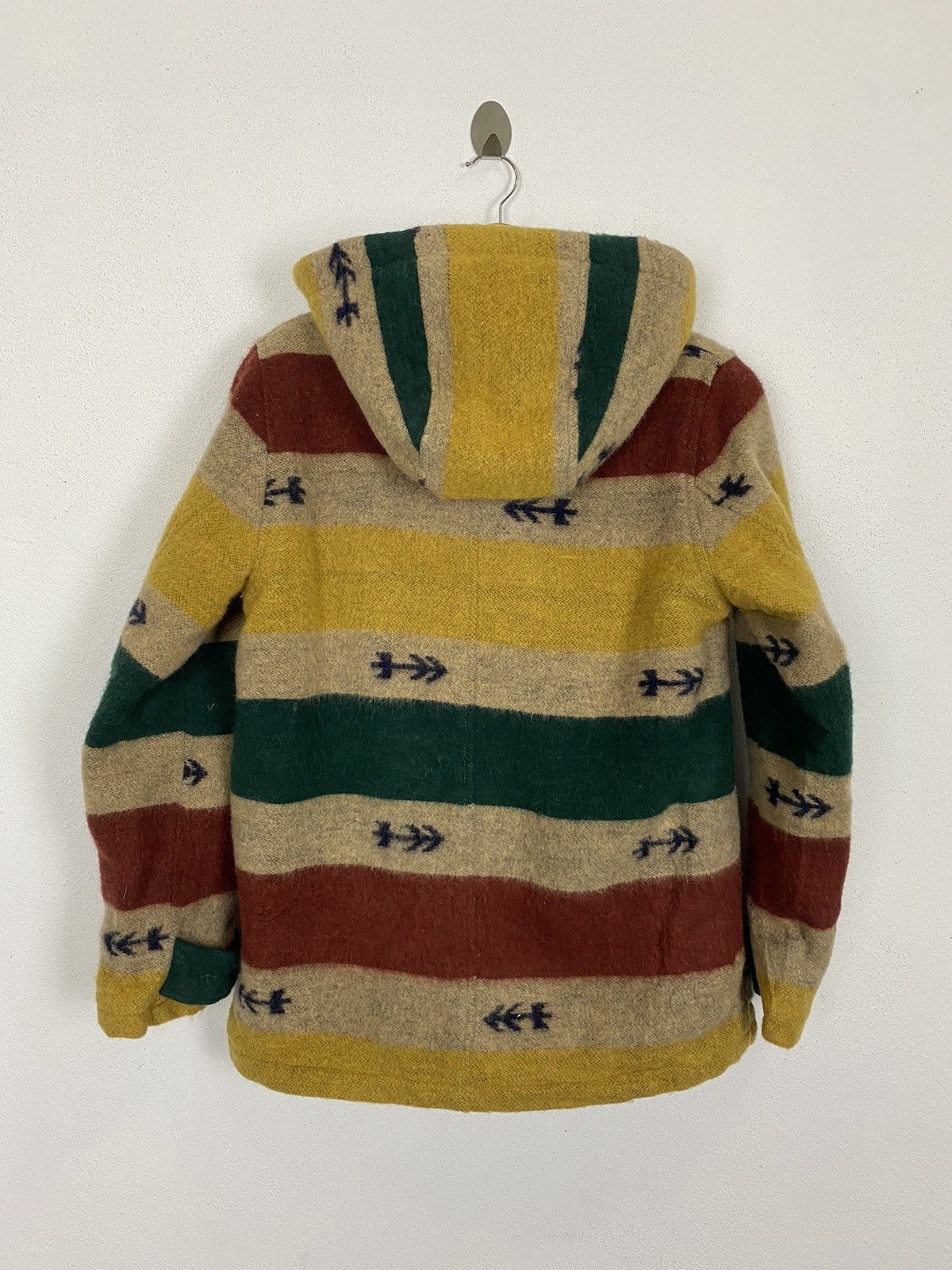 Japanese Brand TITICACA PEA COAT HODDIES FLEECE INSIDE NICE DESIGN-GK118 Size US S / EU 44-46 / 1 - 5 Thumbnail