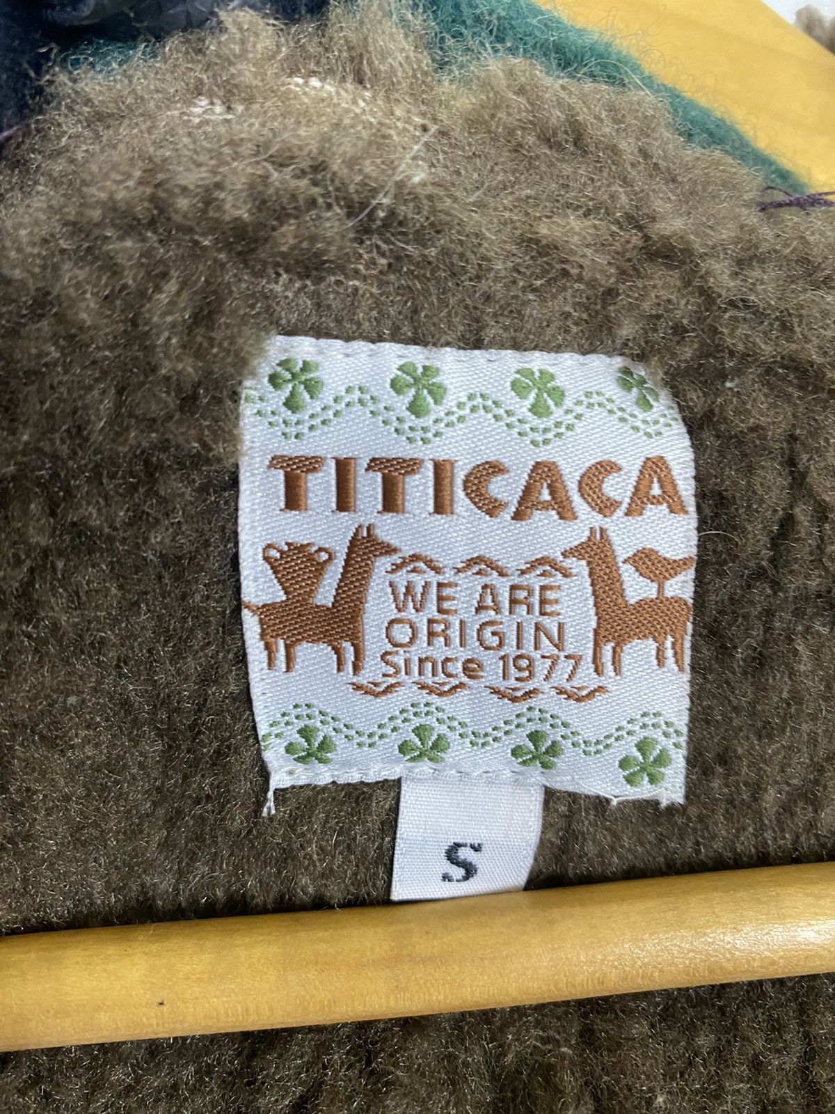 Japanese Brand TITICACA PEA COAT HODDIES FLEECE INSIDE NICE DESIGN-GK118 Size US S / EU 44-46 / 1 - 11 Thumbnail