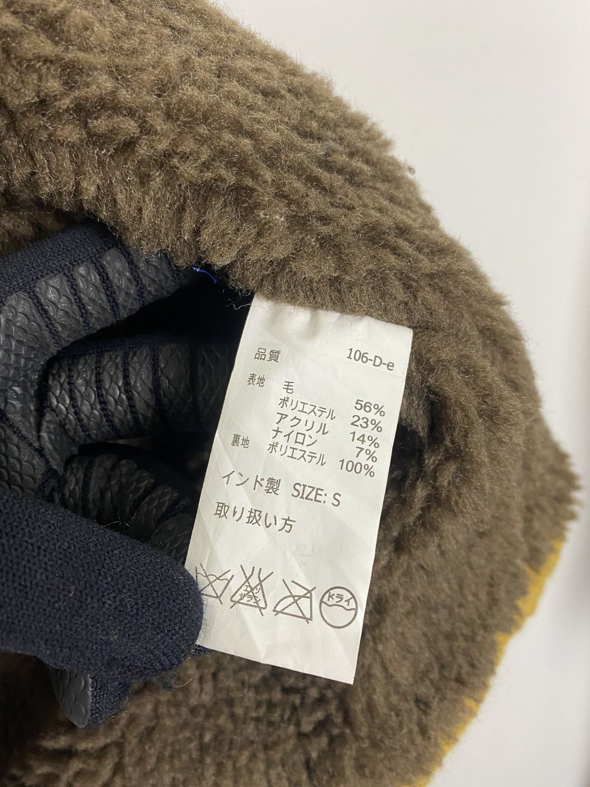 Japanese Brand TITICACA PEA COAT HODDIES FLEECE INSIDE NICE DESIGN-GK118 Size US S / EU 44-46 / 1 - 12 Thumbnail