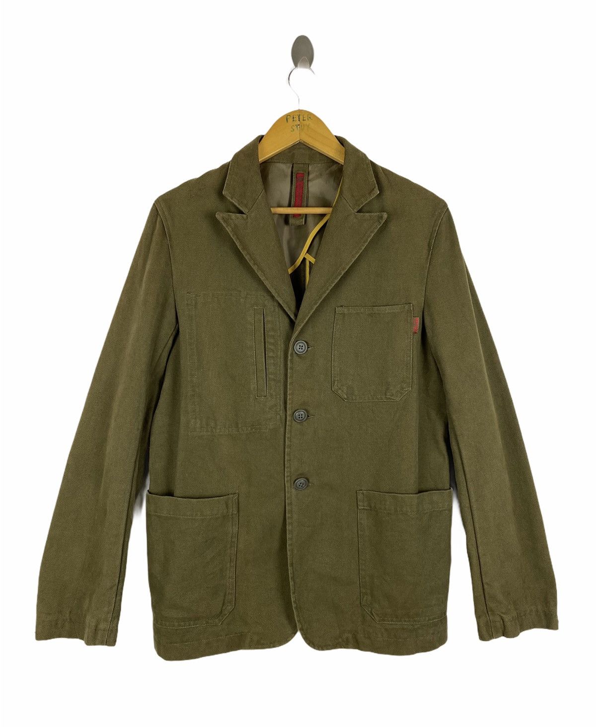 Japanese Brand 🔥291295 HOMME WORKER CHORE JACKET Size US M / EU 48-50 / 2 - 1 Thumbnail