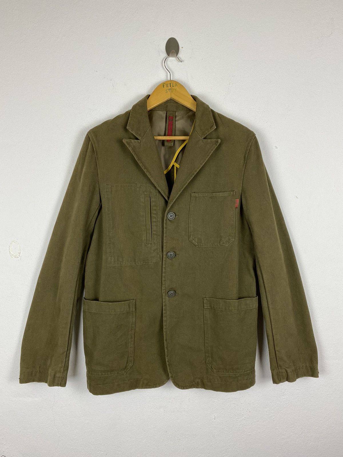 Japanese Brand 🔥291295 HOMME WORKER CHORE JACKET Size US M / EU 48-50 / 2 - 2 Thumbnail