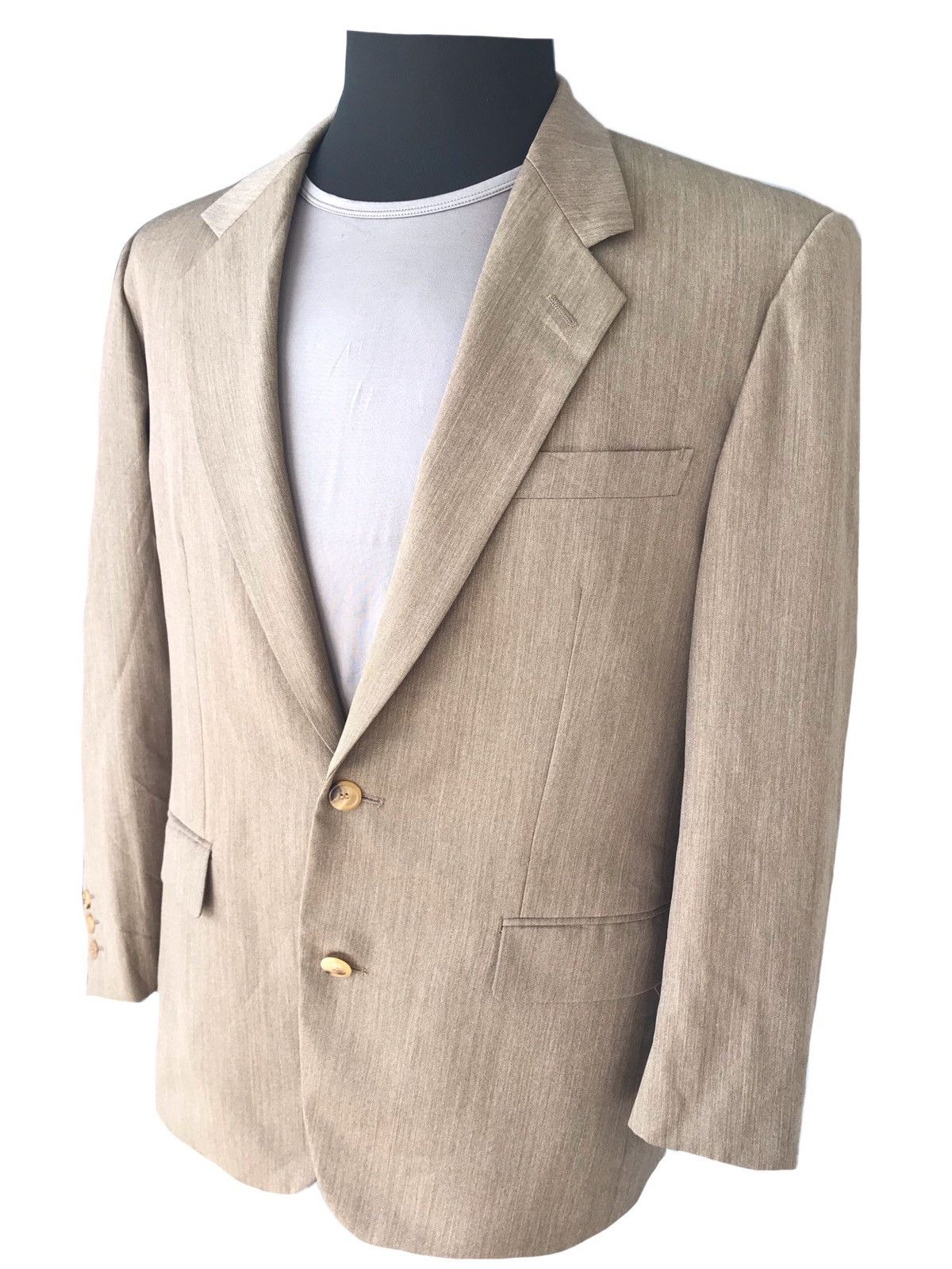 Designer ISSEY MIYAKE Japanese Designer Distressed Blazer Size 42R - 4 Thumbnail