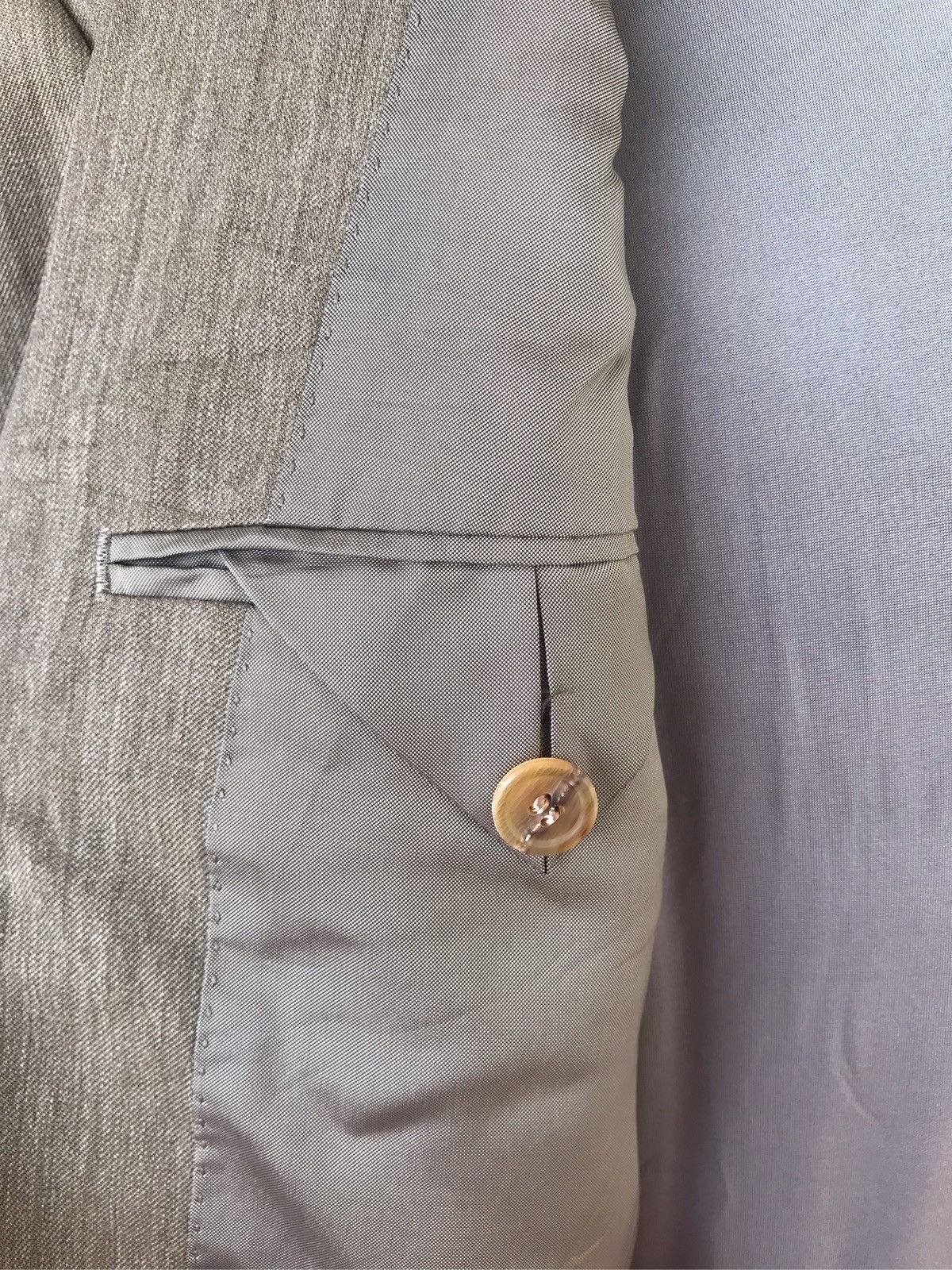 Designer ISSEY MIYAKE Japanese Designer Distressed Blazer Size 42R - 6 Thumbnail