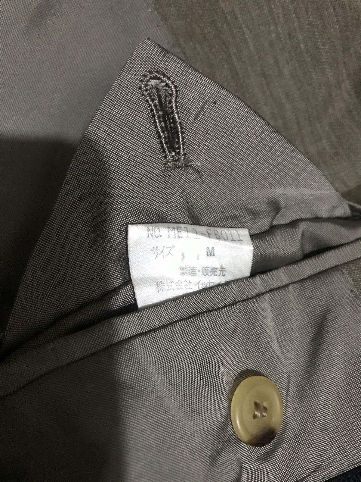 Designer ISSEY MIYAKE Japanese Designer Distressed Blazer Size 42R - 11 Thumbnail