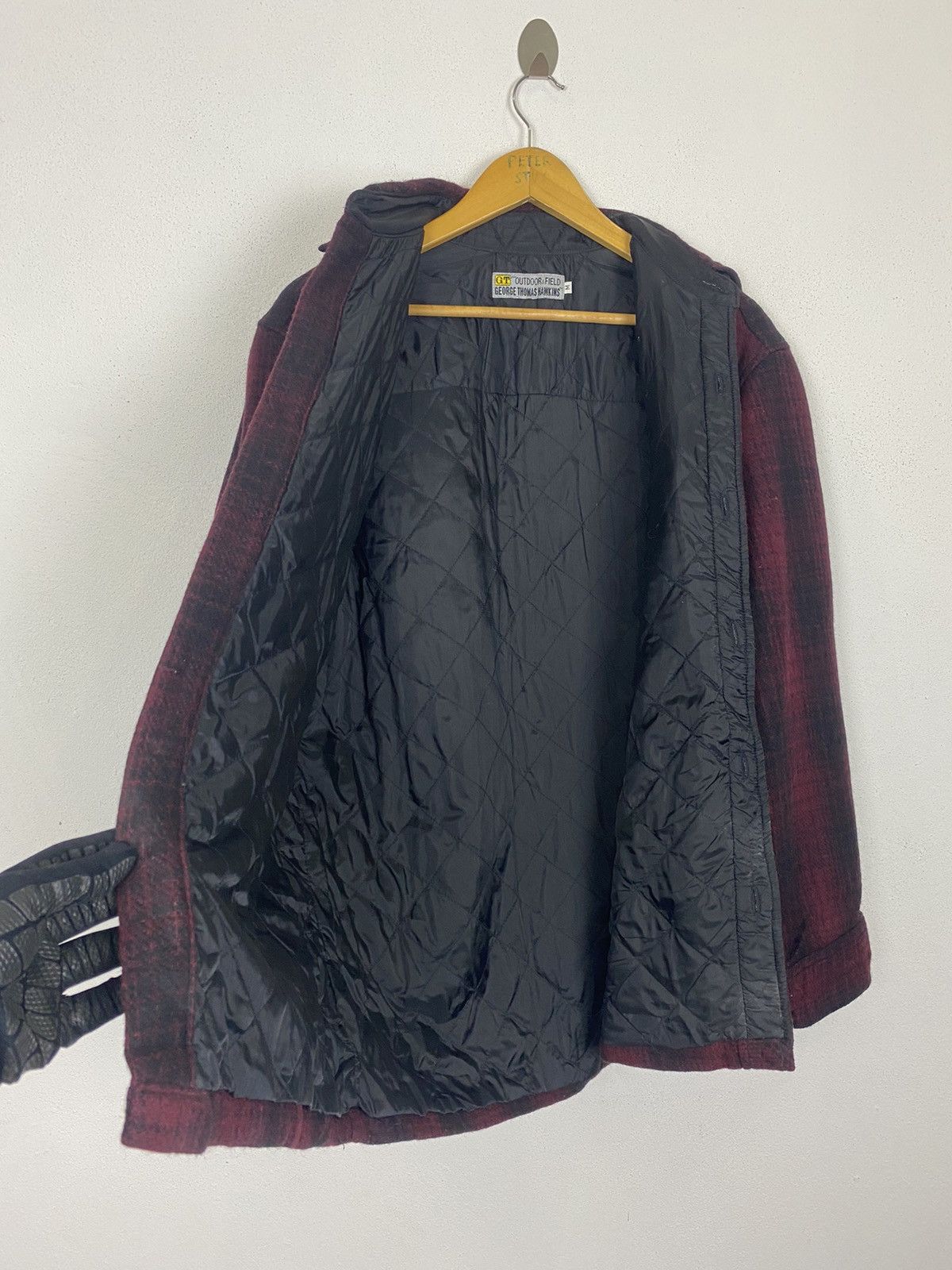 Flannel × Japanese Brand GEORGE THOMAS HAWKINS FLANNEL WOOL JACKET -GK125 Size US M / EU 48-50 / 2 - 9 Thumbnail