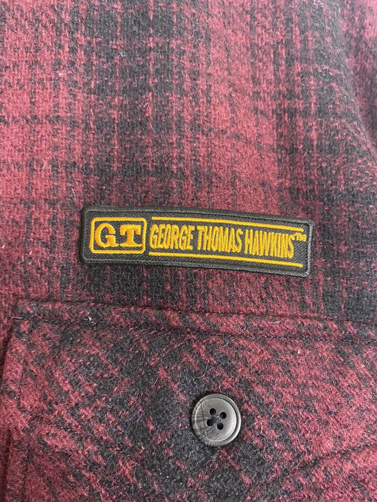 Flannel × Japanese Brand GEORGE THOMAS HAWKINS FLANNEL WOOL JACKET -GK125 Size US M / EU 48-50 / 2 - 8 Thumbnail