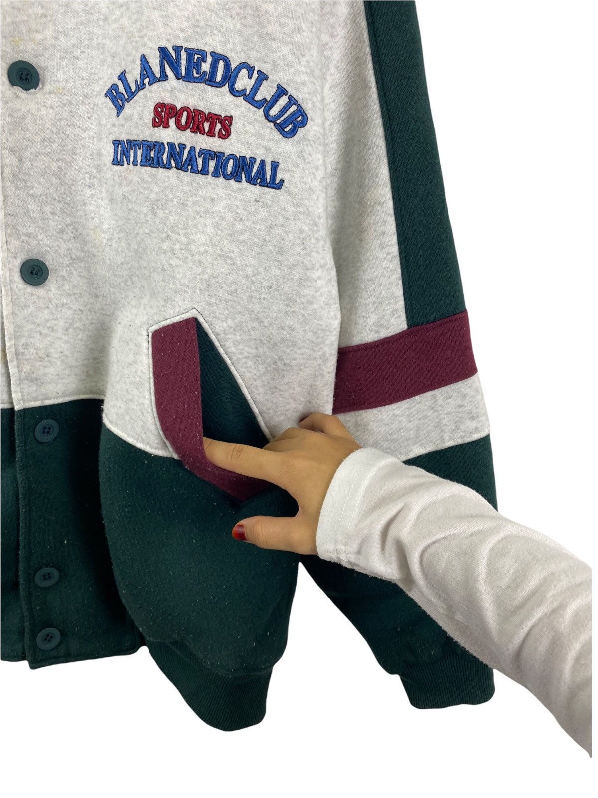 Sports Specialties × Vintage Vintage Moss back Blaned club sport international jacket Size US M / EU 48-50 / 2 - 10 Thumbnail