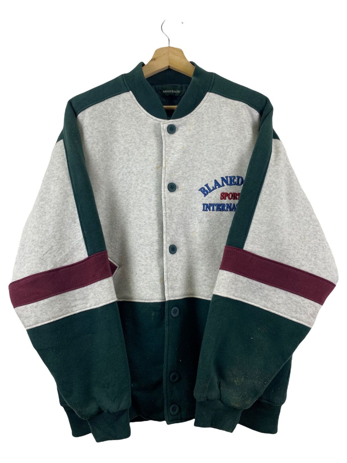 Sports Specialties × Vintage Vintage Moss back Blaned club sport international jacket Size US M / EU 48-50 / 2 - 4 Thumbnail