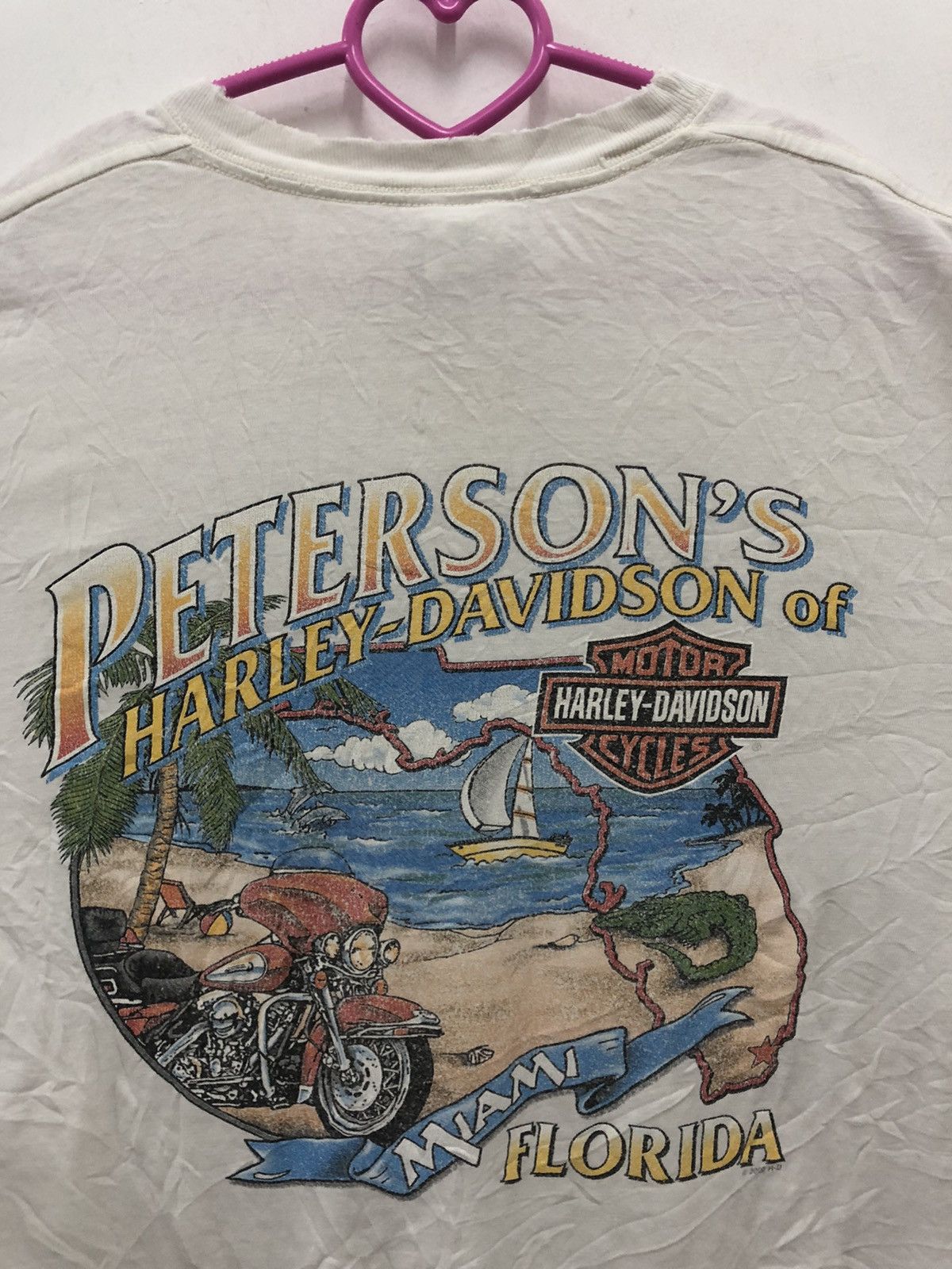 Harley Davidson Vintage HARLEY DAVIDSON Motorcycle Spell Out Tee Size US L / EU 52-54 / 3 - 8 Thumbnail