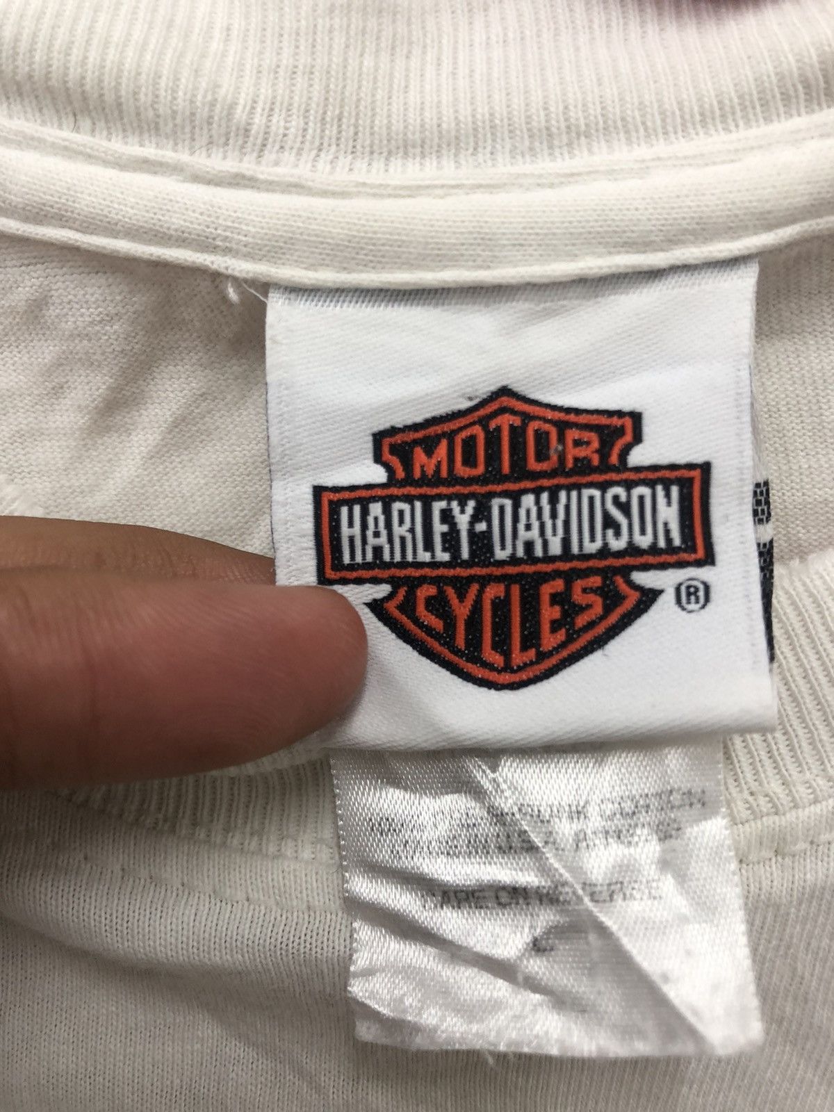 Harley Davidson Vintage HARLEY DAVIDSON Motorcycle Spell Out Tee Size US L / EU 52-54 / 3 - 5 Thumbnail