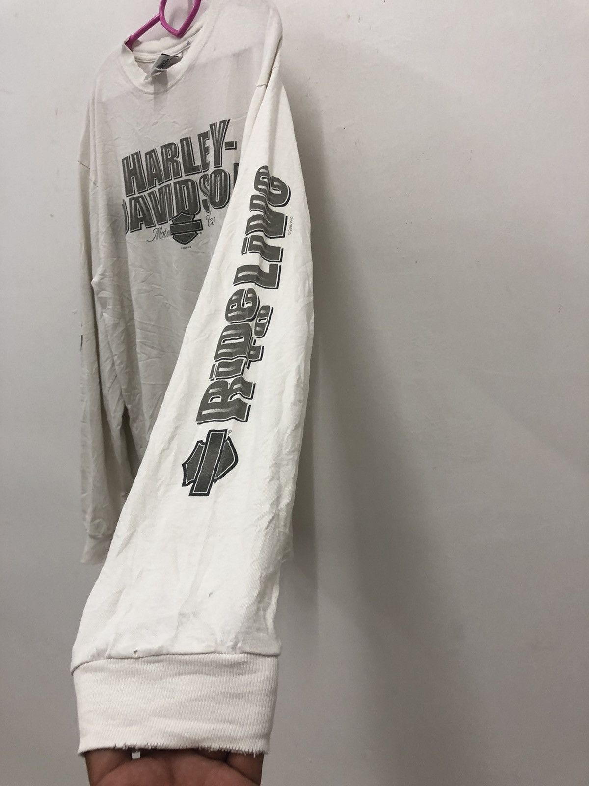 Harley Davidson Vintage HARLEY DAVIDSON Motorcycle Spell Out Tee Size US L / EU 52-54 / 3 - 4 Thumbnail